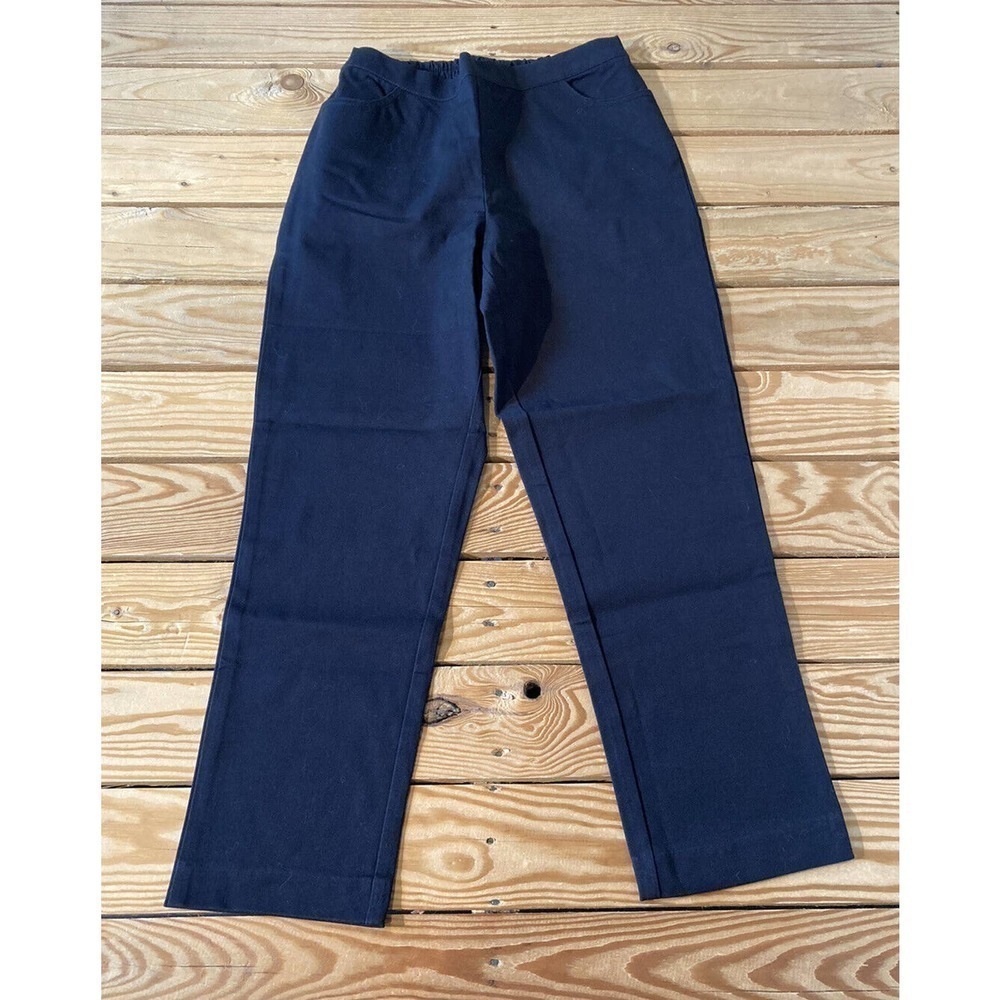 NEW Isaac Mizrahi Live Crop Pants Size 2 Women’s Black Pocket Stretch